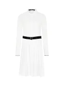 Sukienka Logo Belt Karl Lagerfeld biały