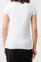 футболка | slim fit Armani Exchange білий