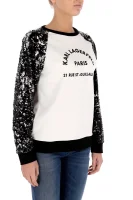 Bluza | Regular Fit Karl Lagerfeld biały