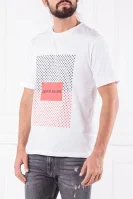 T-shirt INSTITUTIONAL LOGO | Regular Fit CALVIN KLEIN JEANS biały