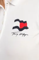 Polo MOTION FLAG | Slim Fit Tommy Hilfiger biały
