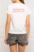 T-shirt AZEDI AMOUR | Regular Fit Zadig&Voltaire biały