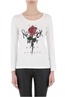 Bluzka HANIKA M/L ROSE ROCK | Slim Fit Gas biały