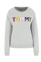 Sweatshirt FRANCESCA | Oversize fit Tommy Hilfiger gray