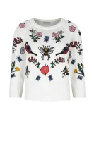 Sweter DADOLATA | Regular Fit MAX&Co. biały