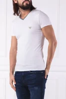 T-shirt | Regular Fit | cotton stretch Emporio Armani biały