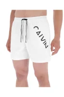 Szorty kąpielowe Core Diagonal | Regular Fit Calvin Klein Swimwear biały