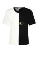 T-shirt | Loose fit CALVIN KLEIN JEANS biały