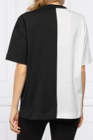 T-shirt | Loose fit CALVIN KLEIN JEANS biały
