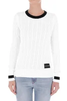 Sweater CONTRAST | Slim Fit CALVIN KLEIN JEANS white