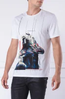 T-shirt | | Regular Fit Just Cavalli biały