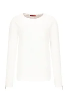 Sweter Saeed | Regular Fit HUGO biały