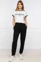 T-shirt | Cropped Fit Balmain biały