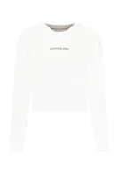 Sweatshirt MONOGRAM | Cropped Fit CALVIN KLEIN JEANS white
