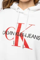 худі | regular fit CALVIN KLEIN JEANS білий