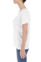 Blouse Ada Easy V-NK SS | Loose fit Tommy Hilfiger white