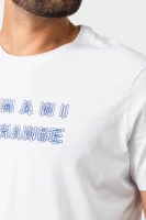 T-shirt | Slim Fit Armani Exchange biały