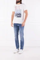 T-shirt BENGUIAT | Slim Fit Pepe Jeans London biały