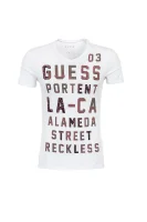 T-shirt Reckless GUESS biały