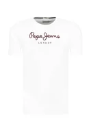 T-shirt EGGO | Regular Fit Pepe Jeans London biały