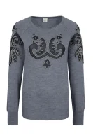Sweater Bouganville | Regular Fit Pinko gray