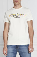 T-shirt THIERRY | Regular Fit Pepe Jeans London biały