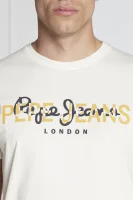 T-shirt THIERRY | Regular Fit Pepe Jeans London white