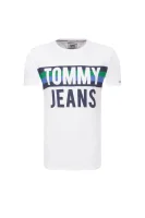 T-shirt COLORBLOCK Tommy Jeans biały