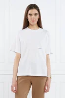 T-shirt | Loose fit Trussardi biały