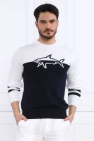 Sweter | Regular Fit Paul&Shark biały