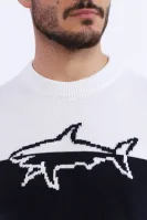 светр | regular fit Paul&Shark білий