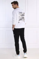 Bluza DIFFUSED LOGO CREW NECK | Loose fit CALVIN KLEIN JEANS biały
