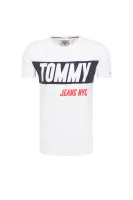 T-shirt HEAVY LOGO | Regular Fit Tommy Jeans biały