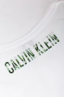 T-shirt Calvin Klein Swimwear biały