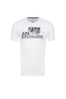 T-SHIRT | Slim Fit Armani Exchange biały