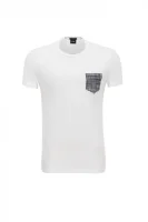 T-shirt Tessler BOSS BLACK biały