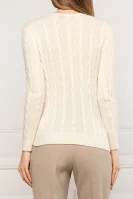 Wełniany sweter julianna | Regular Fit POLO RALPH LAUREN kremowy
