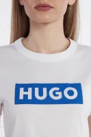 T-shirt Classic Tee_B | Regular Fit Hugo Blue biały