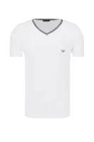 T-shirt | Regular Fit | cotton stretch Emporio Armani biały
