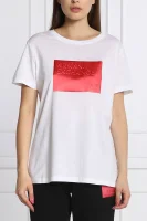 футболка | regular fit Armani Exchange білий