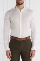 Koszula Laze | Regular Fit | z dodatkiem jedwabiu Windsor biały