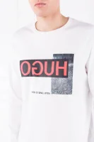 Sweatshirt Dicago-U1 | Regular Fit HUGO white