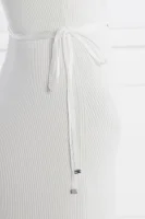 Dress with belt Simbly HUGO white