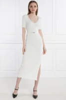 Sukienka z paskiem Simbly HUGO biały