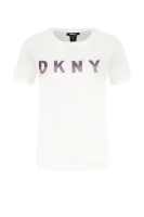 T-shirt OMBRE LOGO | Regular Fit DKNY white