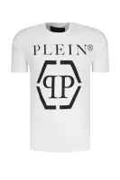T-shirt Hexagon | Regular Fit Philipp Plein biały