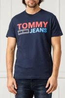T-shirt TJM ESSENTIAL | Regular Fit Tommy Jeans granatowy