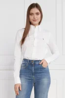 Koszula HEIDI | Slim Fit POLO RALPH LAUREN biały