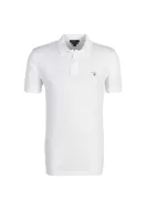 Polo Solid Pique SS Rugger Gant biały