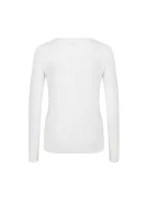 Bluzka | Slim Fit EA7 biały